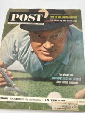 Saturday Evening Post Bob Hope Cover  November 1963